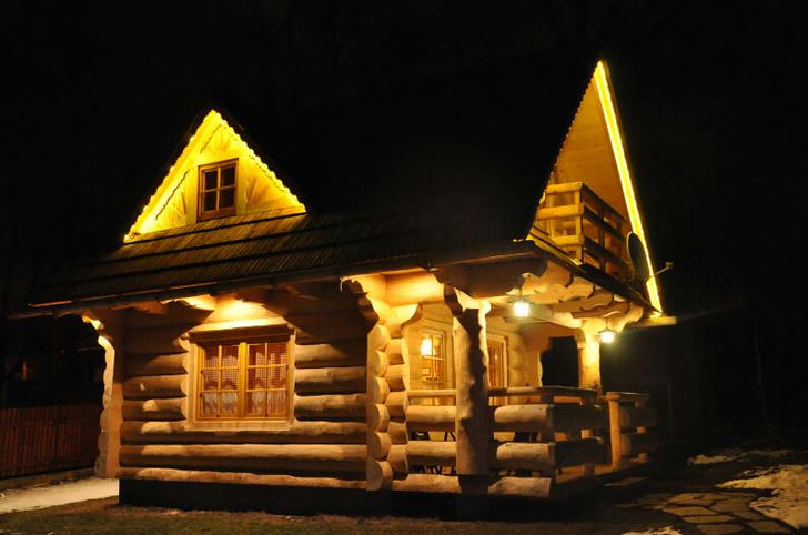 tiny wood house