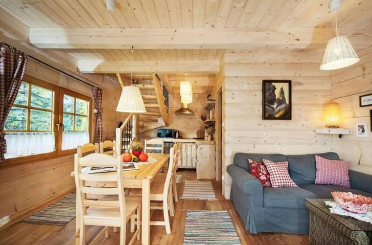 tiny wood house